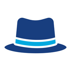 Noir Hat icon vector image. Can be used for Crime Investigation.