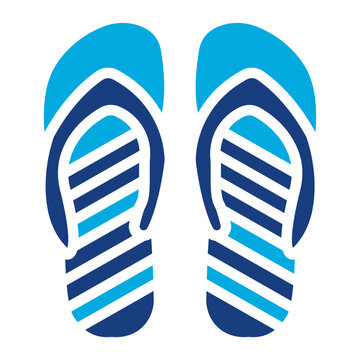 Flip Flop icon vector image. Can be used for Water Park.