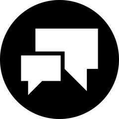 Chatting Fill circle Icon