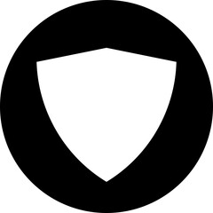 Shield Fill circle Icon