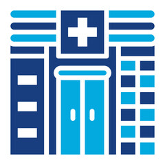 Obraz premium Clinic icon vector image. Can be used for Dermatology.