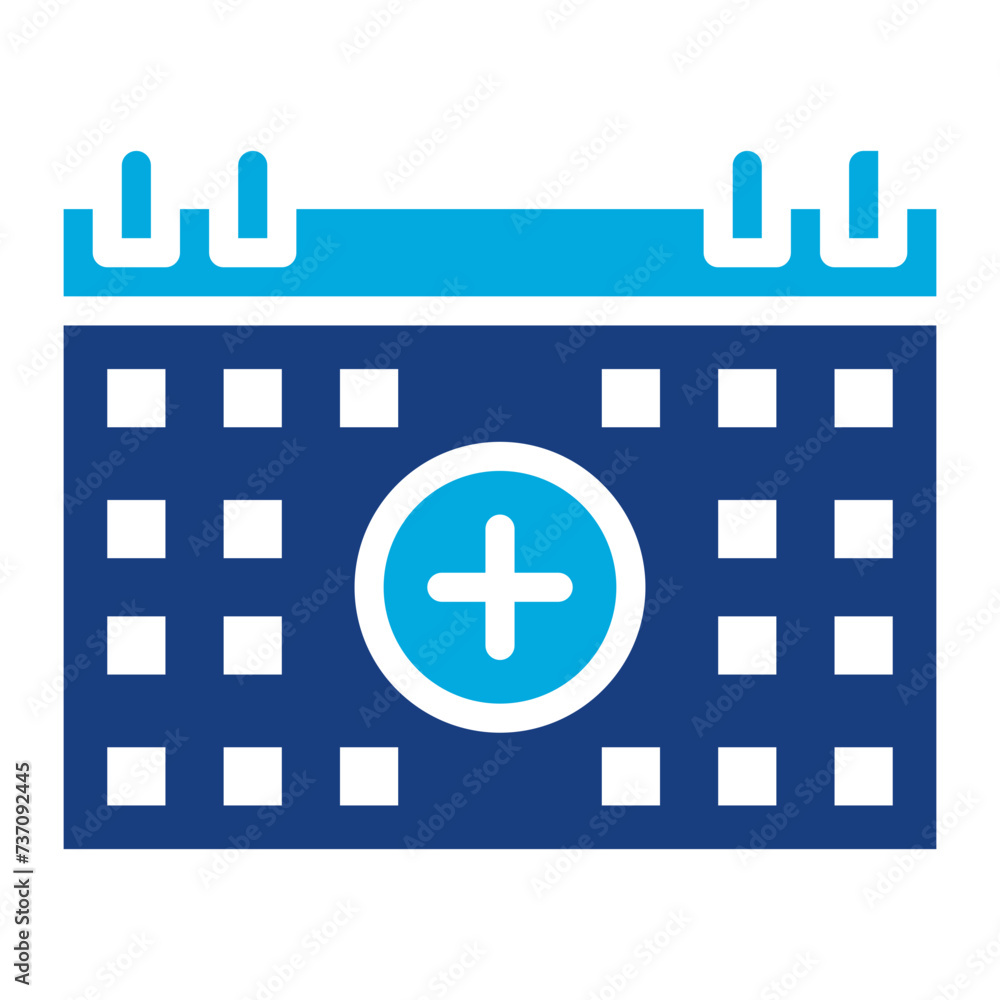 Poster schedule icon vector image. can be used for dermatology.
