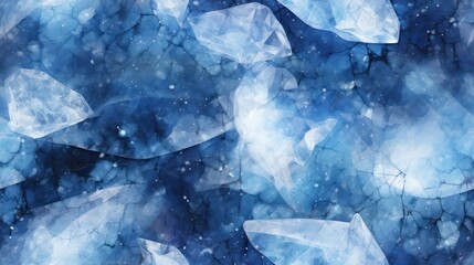 Obraz premium the ethereal essence of a Moonstone crystal texture seamless background, featuring luminous white and blue hues with delicate crystal patterns