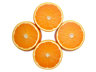 Fototapeta premium Orange isolated on white background