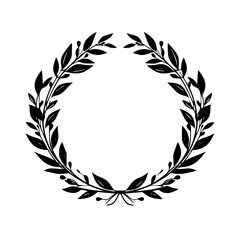 wreath SVG, wreath png, wreath frame, frame svg, frame illustration, wreath illustration, frame, vector, vintage, picture, empty, photo, border, wood, blank, decoration, gold, art, design, wooden, ant