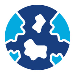 World icon vector image. Can be used for Human Rights.
