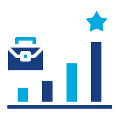 Career Growth icon vector image. Can be used for Human Resource.