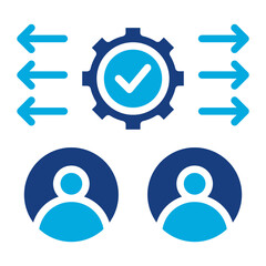 Policy Deployment icon vector image. Can be used for Human Resource.