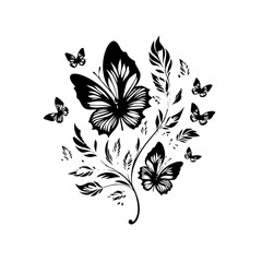 butterfly, insect, nature, wing, swallowtail, fly, animal, wings, vector, moth, beauty, summer, illustration, macro, spring, bug, black, flower, design, yellow, beautiful, colorful, feather, bird, pen