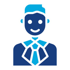 Manager icon vector image. Can be used for Staff Management.