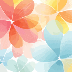Sweet color flower petals in soft color and blur.