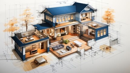 Visualize a comprehensive guide to buying a house property, illustrating key steps and strategic considerations in a visually engaging format