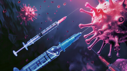 Guardians of Health: Unveiling the Power of Vaccination - obrazy, fototapety, plakaty