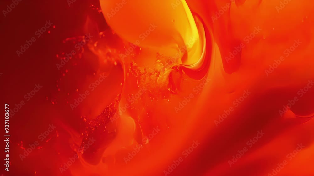 Poster fiery red blobs bursting with intense heat and vibrant energy these red blobs of liquid fire move an