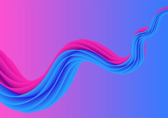 Fluid Color Abstract Background