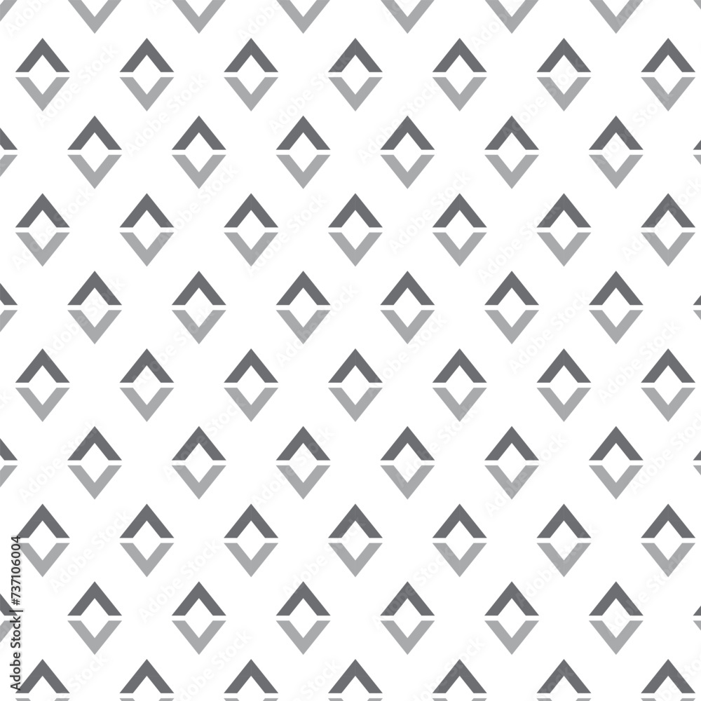 Aufkleber abstract seamless repeatable up down grey arrow pattern.
