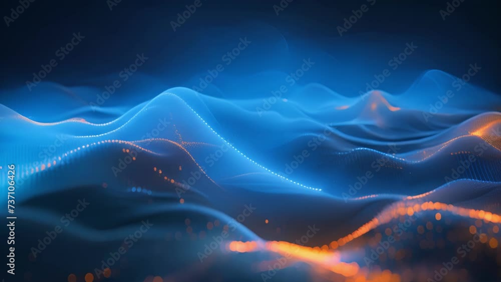 Poster the foggy waves undulate in a mesmerizing dance shifting and swirling in a graceful rhythm that is b