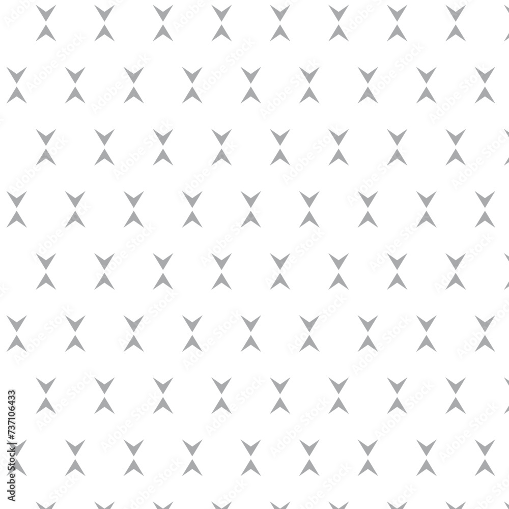 Poster abstract seamless repeatable grey arrow pattern.