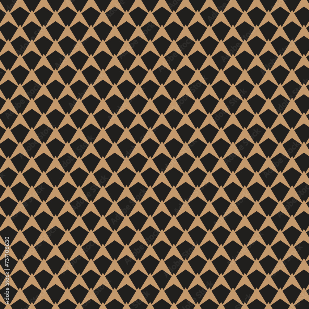 Poster abstract seamless repeatable brown up pattern on dark.