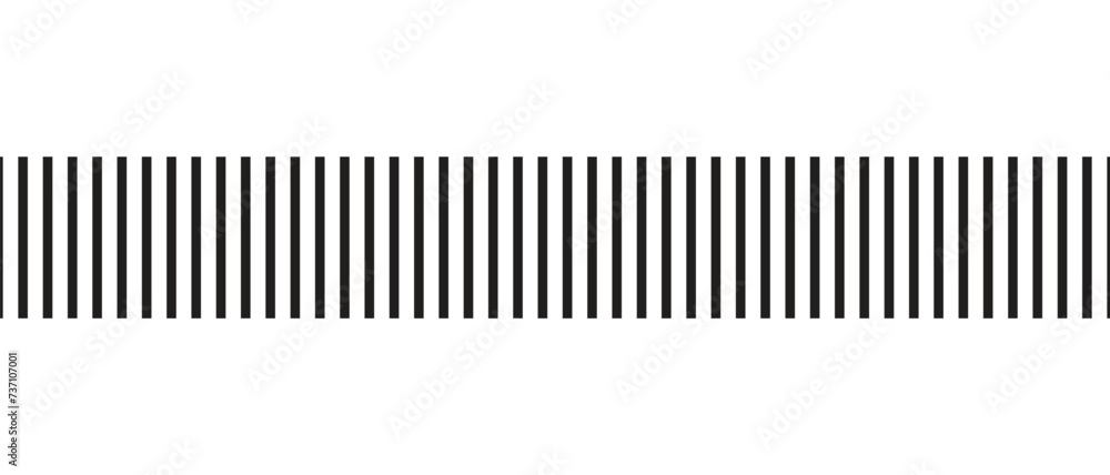 Poster abstract seamless repeatable black vertical line.