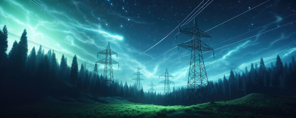 Electricity generated by power plants delivered to customers . generative ai - Powered by Adobe