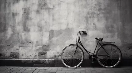 Türaufkleber A bicycle © Black