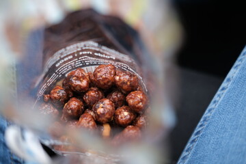 chouchou cacahuete praline