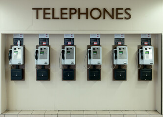 Telephones - Leeds Station West Yorkshire UK