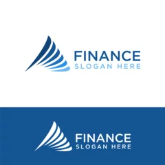 Fotobehang finance, investment, capital logo design vector © kafian