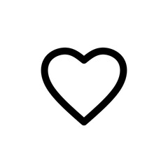 Heart icon design illustration 