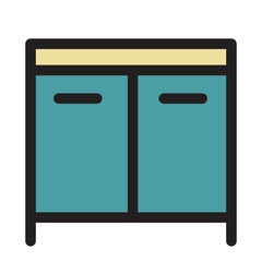 Bussines Growth Management Office Filled Outline Icon