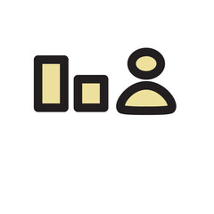 Bussines Management Project Filled Outline Icon