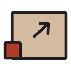 Audio Media Multimedia Filled Outline Icon