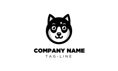 cartoonish cat mascot logo icon , black and white cat cartoon mascot logo icon , cat cute mascot
