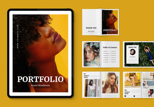 Digital Portfolio Layout