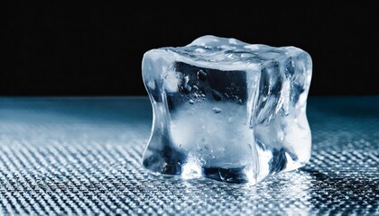 ice cube isolated on a transparent background