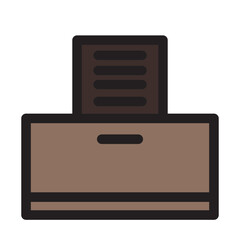 Archive Efficiency Office Optimization Performance Productivity Filled Outline Icon