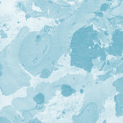 Fototapeta na wymiar Blue ink marble background