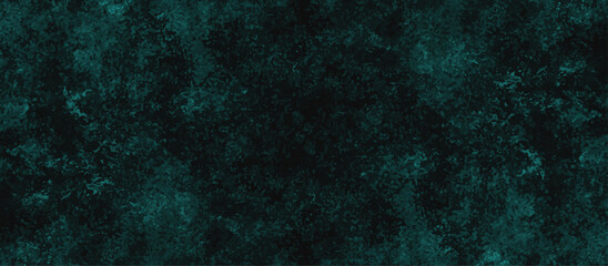 Abstract green concrete wall texture background. old black and green grunge background texture. rock textured or marbled stone banner with elegant mottled dark and light blue green color and design.