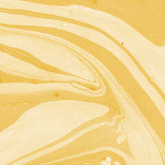 Gold ink marble fluid background