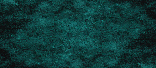 Abstract green concrete wall texture background. old black and green grunge background texture. rock textured or marbled stone banner with elegant mottled dark and light blue green color and design.