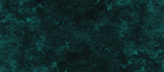 Abstract green concrete wall texture background. old black and green grunge background texture. rock textured or marbled stone banner with elegant mottled dark and light blue green color and design.