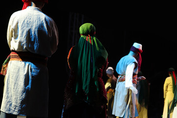 Semah, the group dances by turning around itself, is an Anatolian folklore dance.