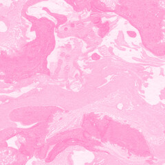 Pink ink marble fluid background