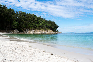 Obraz premium Figueiras beach in the Cies Islands. Galicia - Spain