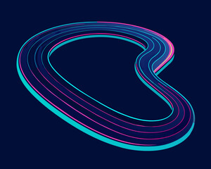 abstract line background geometric futuristic colorful beautiful amazing unreal bright figurative art vector illustration