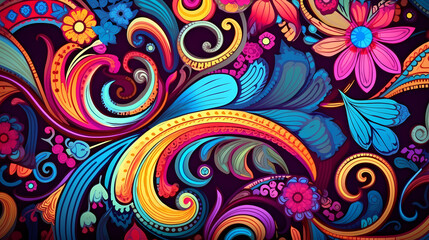 Fototapeta premium Mandala background, mandala floral design