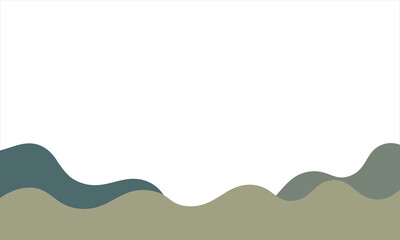 Obraz premium abstract green background with waves