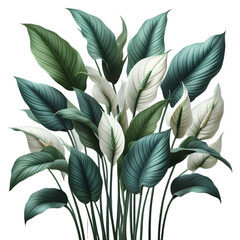 Peace Lily Leaves
