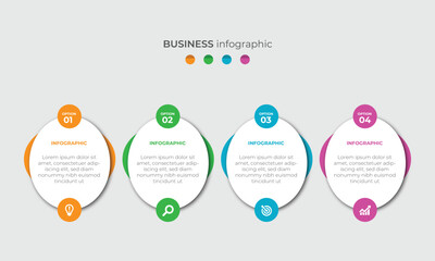 Steps Timeline Infographics Images Template Design, Business Concept With 4 Steps Or Options, Can Be Used For Workflow Layout, Diagram, Vector design
